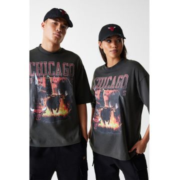 Tricou unisex de bumbac cu imprimeu grafic