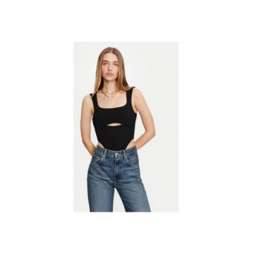 Body dama -  304902536 - Bumbac/Poliester - Negru