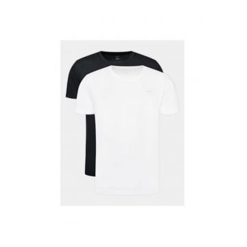 Set 2 tricouri barbati -  303289430 - Bumbac - Alb