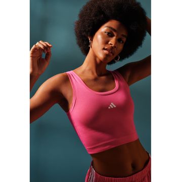 Top crop cu detaliu logo