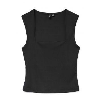 Top dama  10312751 - Poliester/Elastan - Negru