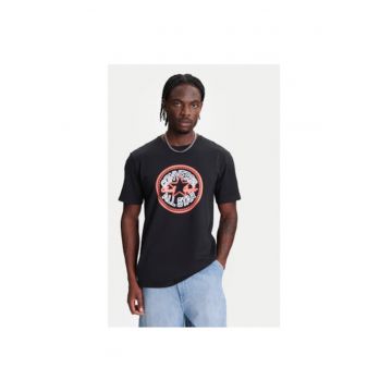Tricou barbati  10027722-A01 - Bumbac - Negru