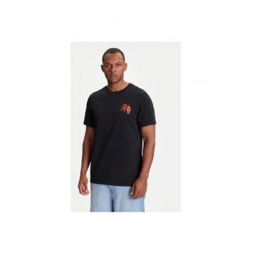 Tricou barbati  10027726-A01 - Bumbac - Negru