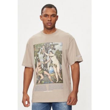 Tricou barbati -  303366612 - Bumbac - L INTL - Bej