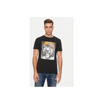Tricou barbati -  304397455 - Bumbac - Negru