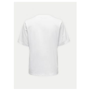 Tricou dama  15270390 - Bumbac - XS INTL - Alb