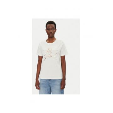 Tricou dama  20615334 - Bumbac - Alb