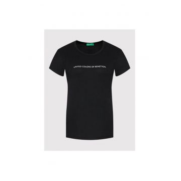Tricou dama -  208878883 - Bumbac - Negru