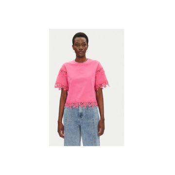 Tricou dama  251-DFUTUR - Bumbac - Roz