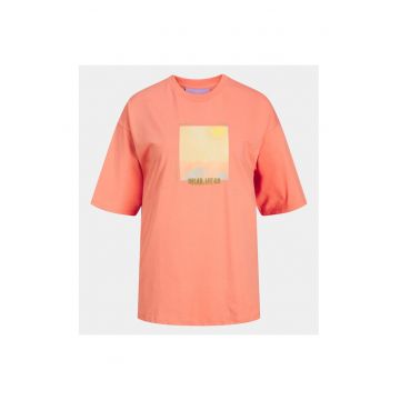 Tricou dama -  303534028 - Roz - Bumbac