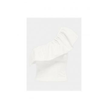 Tricou dama -  303618612 - Bumbac - Alb