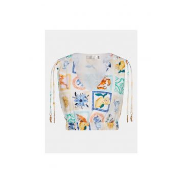 Tricou dama -  303653835 - Bumbac - Multicolor