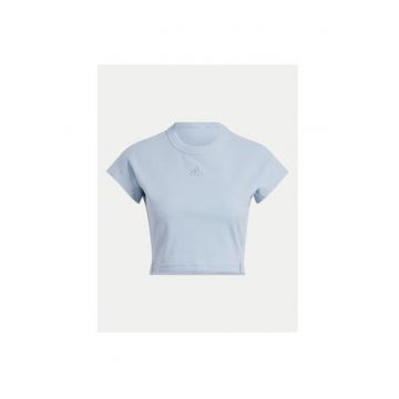 Tricou dama -  303899974 - Viscoza/Bumbac/Elastan - Albastru