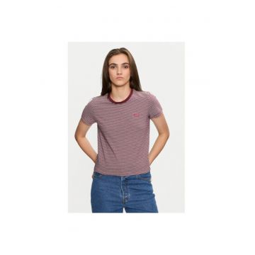 Tricou dama -  304253249 - Bumbac - 2XS INTL - Rosu