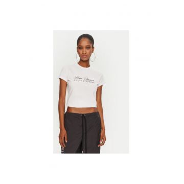 Tricou dama -  304462368 - Bumbac - Alb