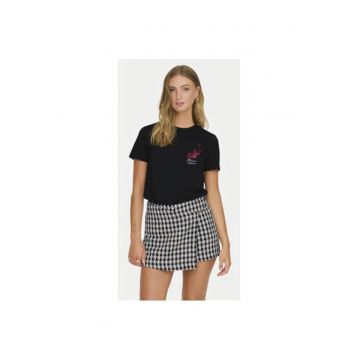 Tricou dama -  304518799 - Bumbac - Negru