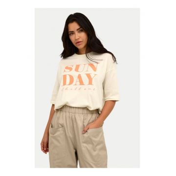 Tricou dama -  369445 - Bej - Bumbac