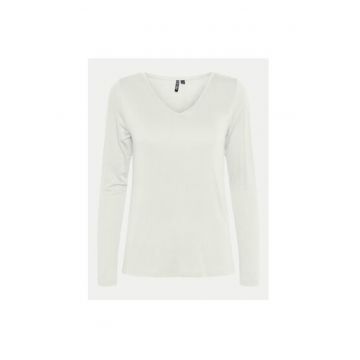 Tricou dama -  436512 - Alb - Viscoza