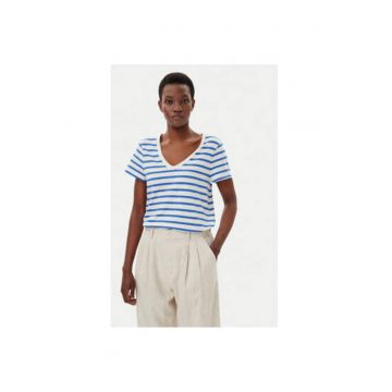 Tricou dama  721625-02 - Bumbac - Albastru