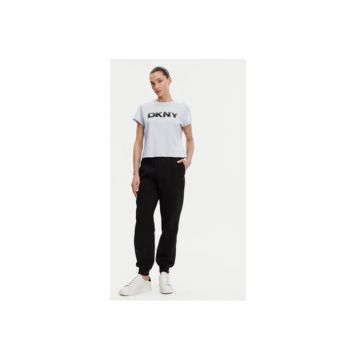 Tricou dama  DP4T1035 - Bumbac - Albastru deschis