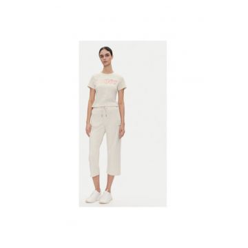 Tricou dama  DP5T1193 - Bumbac - Bej
