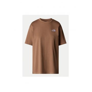 Tricou dama  NF0A87NQ6IH1 - Bumbac - Maro