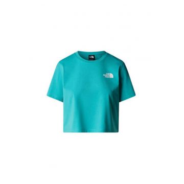 Tricou dama  NF0A87U4E6F1 - Bumbac/Poliester - Albastru