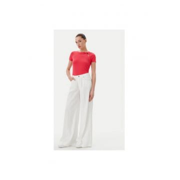 Tricou dama  P51H8APJ - Viscoza/Poliamida - Corai