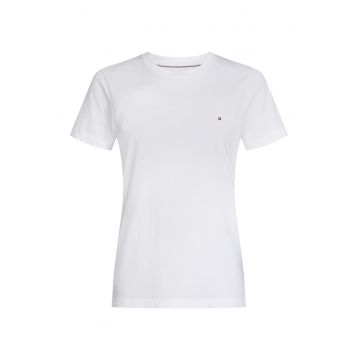 Tricou de bumbac organic cu logo discret