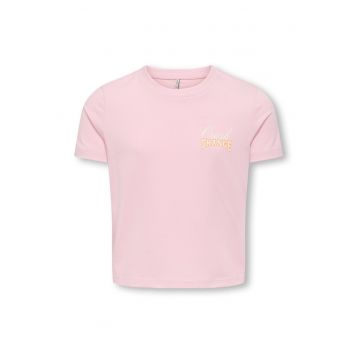 Tricou fete  15354276 - Bumbac organic - Roz