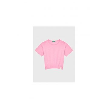Tricou fete -  301770947 - Poliester/Bumbac - Roz