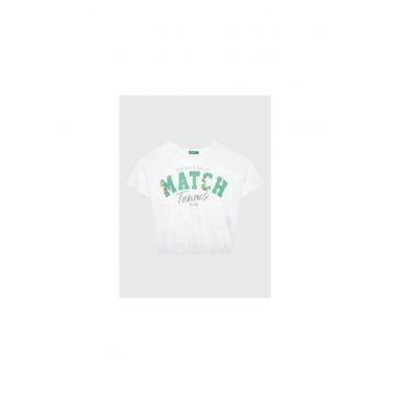 Tricou fete -  301771395 - Bumbac - Alb