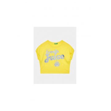 Tricou fete -  302092932 - Bumbac - Galben