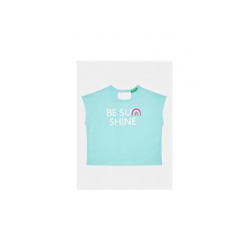 Tricou fete -  302093021 - Bumbac - Albastru