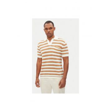 Tricou polo barbati  PM702510 - Bumbac - Bej