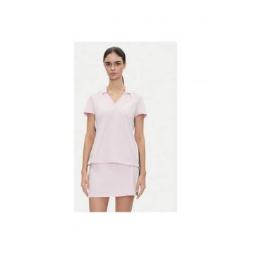 Tricou polo dama  DP5T1212 - Bumbac - Roz