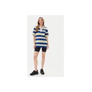 Tricou polo dama  NP0A4ILKSA81 - Bumbac - Albastru