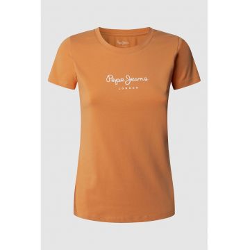 Tricou slim fit cu logo