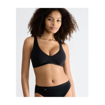 BASIC+ Sutien fara armatura negru
