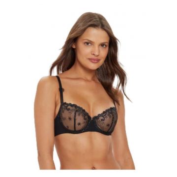 Sutien  PERELE-12X330 - 62% poliamida - 22% elastan - Negru -