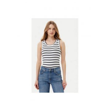 Top dama  10019328 30046223 - Bumbac/Elastan - Bleumarin