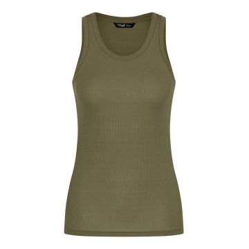 Top dama  10221176 - Lyocell/Elastan - Verde