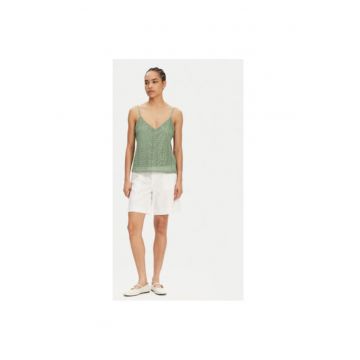 Top dama  10325031 - Poliester reciclat/Poliester - Verde