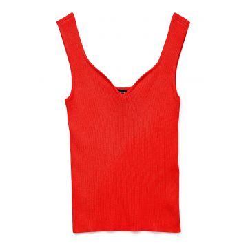 Top dama  10326450 - Viscoza/Poliester - Rosu