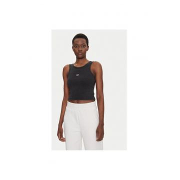 Top dama  118007 - Bumbac/Poliester - Negru