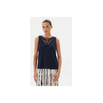 Top dama  15296246 - Poliester - Bleumarin
