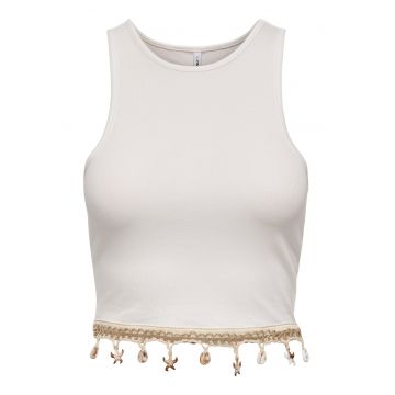 Top dama  15325019 - Bumbac organic - XL INTL - Alb