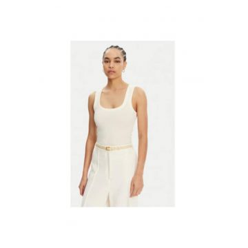 Top dama  24E241JS1582032 - Bumbac - Ecru