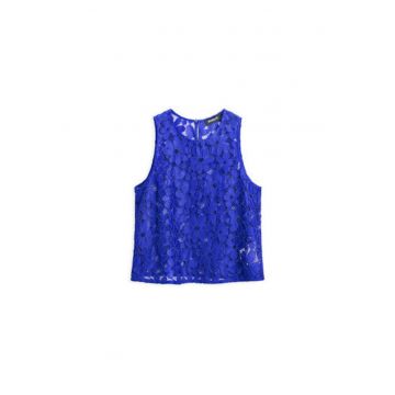 Top dama  25SWBW25 - Poliester reciclat - Albastru
