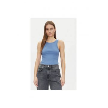 Top dama  27033135 - Bumbac - Albastru